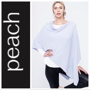 Baby Blue Lightweight Poncho